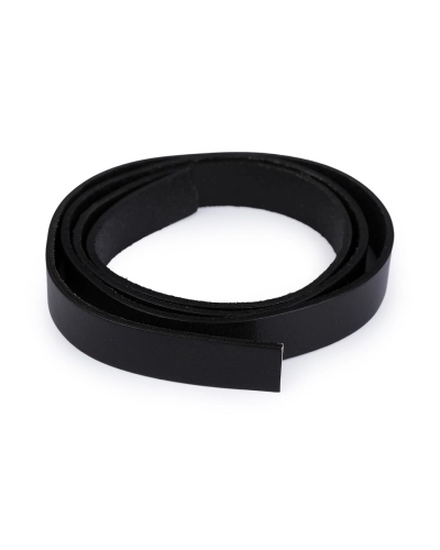 Kožený popruh / ucho na tašky - polotovar šírka 20 mm - 1 ks | Mimib