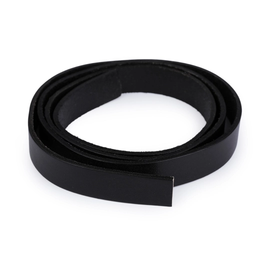 Kožený popruh / ucho na tašky - polotovar šírka 20 mm - 1 ks | Mimib