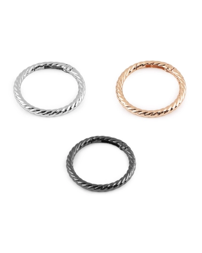 Karabína guľatá ozdobná Ø38 mm - 1 ks | Mimib