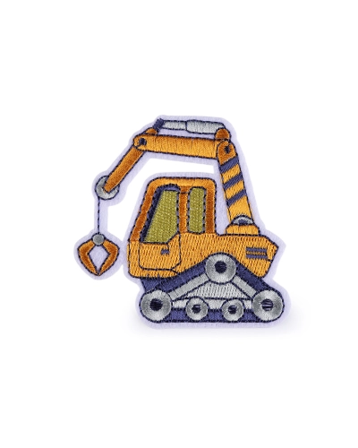 Nažehlovačka traktor, žeriav, auto, bager, hasiči - 10 ks | Mimib