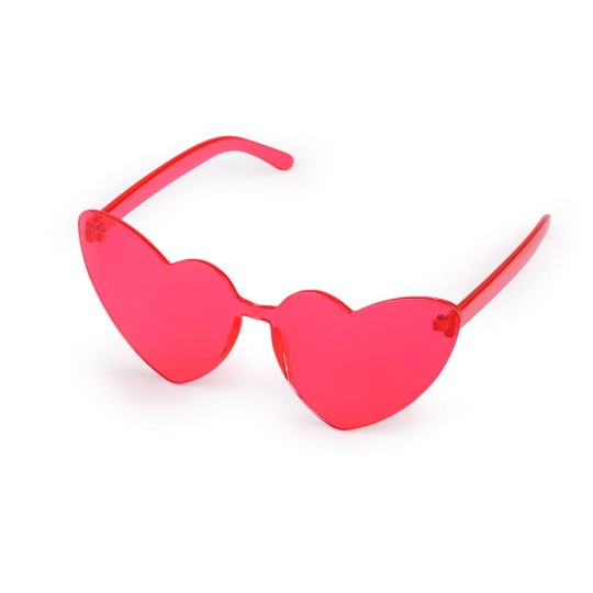 Párty / karnevalové okuliare srdca - 1 ks | Mimib