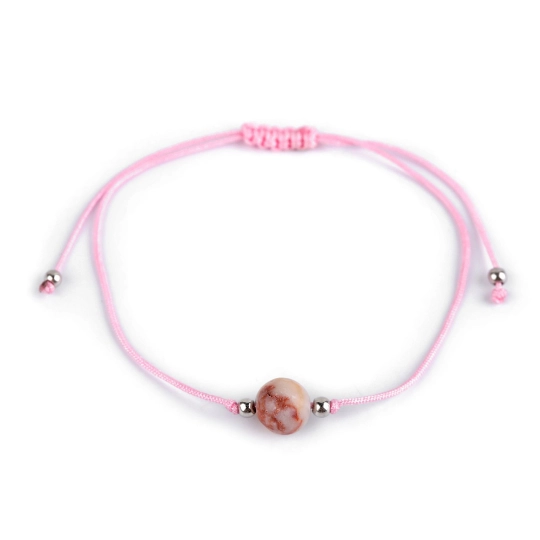 Náramok shamballa s imitáciou minerálu - 1 ks | Mimib