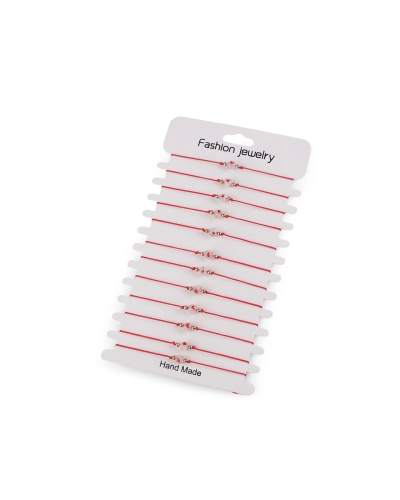 Náramok shamballa srdiečko - 1 ks | Mimib