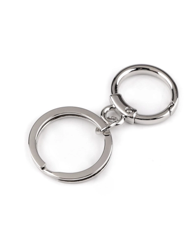 Kovová karabína s krúžkom na kľúče - 1 ks | Mimib