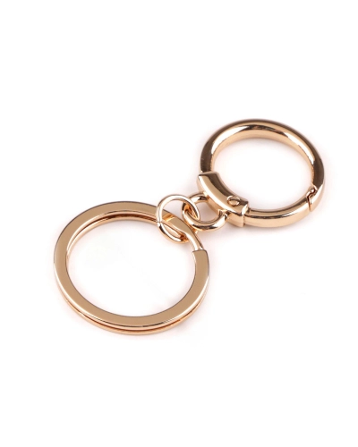 Kovová karabína s krúžkom na kľúče - 1 ks | Mimib