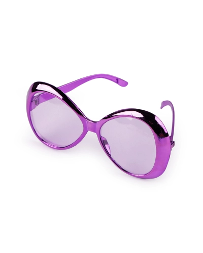 Párty / karnevalové okuliare veľké metalické - 1 ks | Mimib