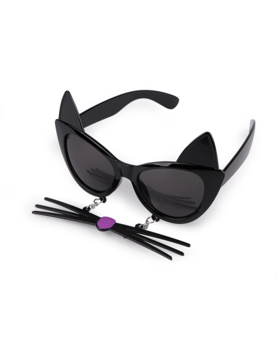 Párty / karnevalové okuliare mačka s ňufákom - detské - 1 ks | Mimib