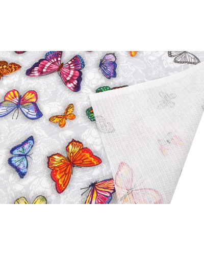 Bavlnené vaflové piké motýľ - 1 m | Mimib