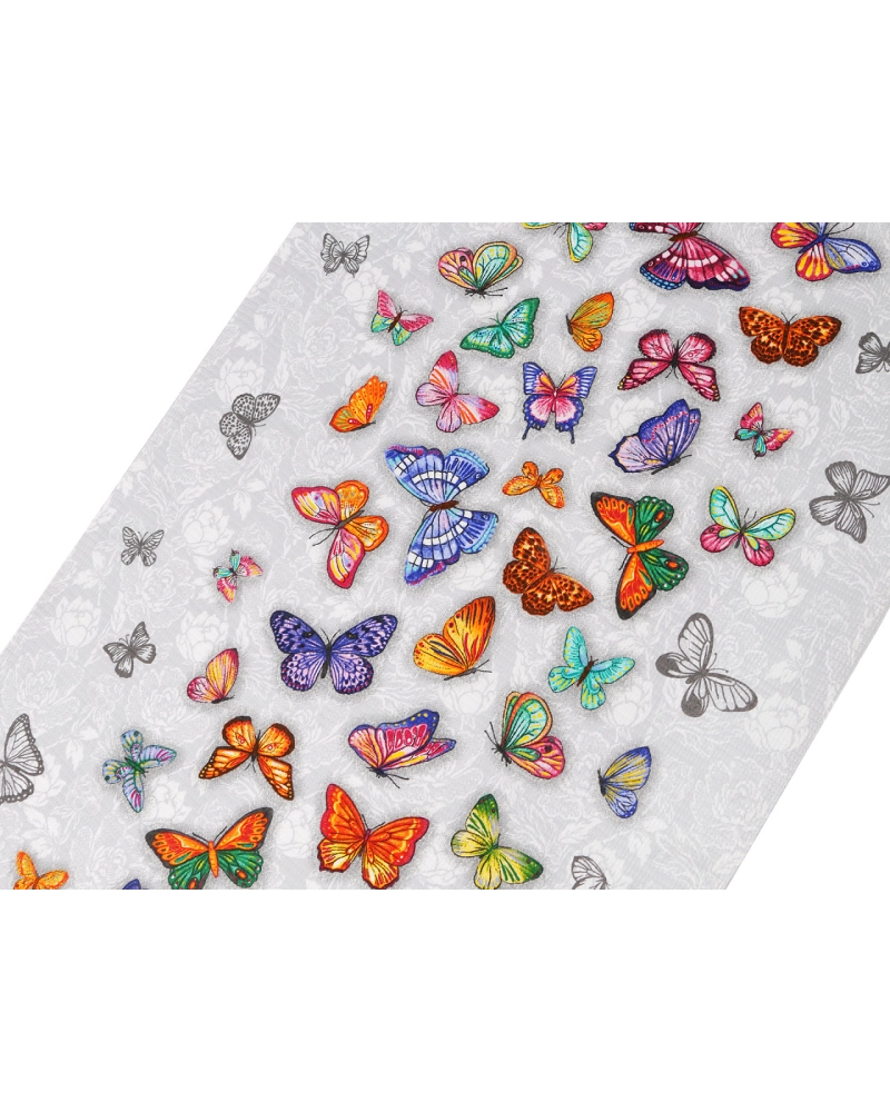 Bavlnené vaflové piké motýľ - 1 m | Mimib