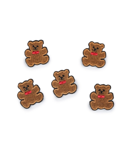 Nažehlovačka medvedík, dinosaurus, jablko - 10 ks | Mimib