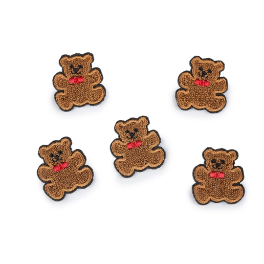 Nažehlovačka medvedík, dinosaurus, jablko - 10 ks | Mimib