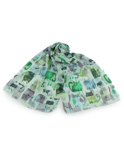 Letná šatka / šál mačky a psy 70x180 cm - 1 ks | Mimib