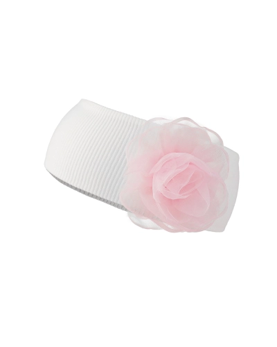 Bavlnená čelenka pre bábätko s ozdobou - 1 ks | Mimib