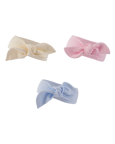 Bavlnená čelenka pre bábätko - uzol - 1 ks | Mimib