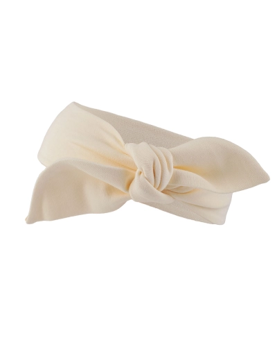 Bavlnená čelenka pre bábätko - uzol - 1 ks | Mimib