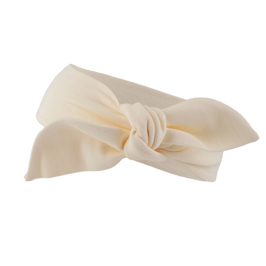 Bavlnená čelenka pre bábätko - uzol - 1 ks | Mimib