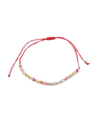 Náramok shamballa brúsené korálky s AB efektom - 1 ks | Mimib