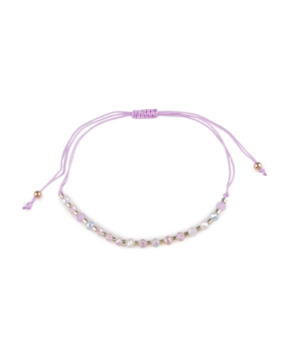 Náramok shamballa brúsené korálky s AB efektom - 1 ks | Mimib