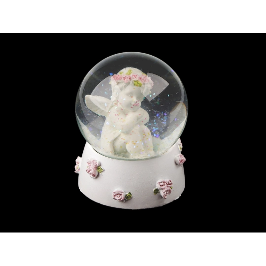 Snežítko anjel Ø6,5 cm - 1 ks | Mimib