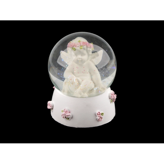 Snežítko anjel Ø6,5 cm - 1 ks | Mimib