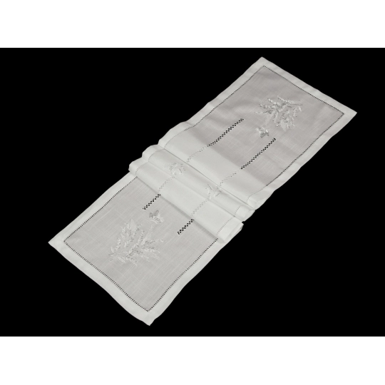 Behúň / obrus textilný vyšívaný 40x160 cm - 1 ks | Mimib