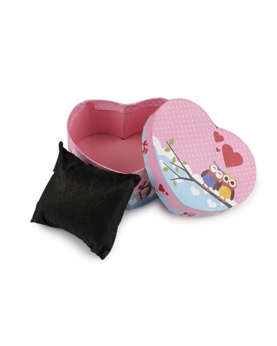 Darčeková krabička srdce sova 11,5x10 cm - 1 ks | Mimib