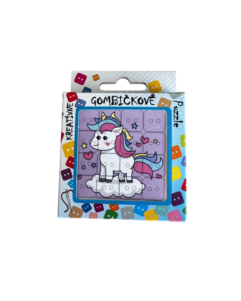 Gombkivarró Puzzle – Póni | Mimib