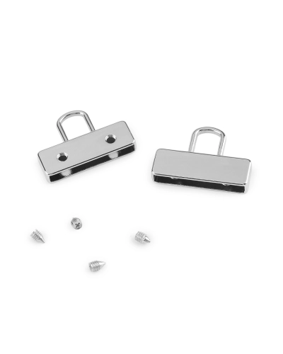 Kovová koncovka na popruh šírka 25 mm - 2 ks | Mimib