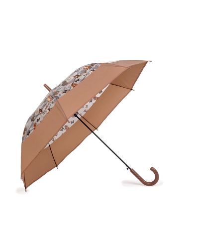 Dámsky / dievčenské priehľadný vystreľovací dáždnik mačky - 1 ks | Mimib