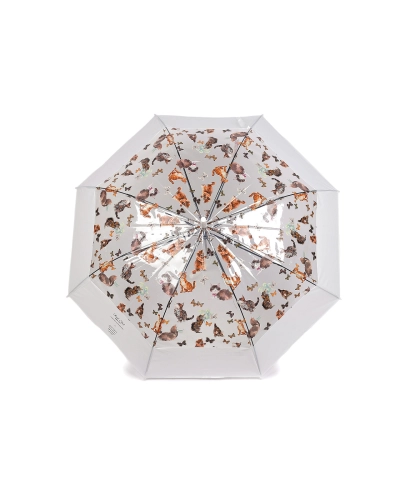 Dámsky / dievčenské priehľadný vystreľovací dáždnik mačky - 1 ks | Mimib