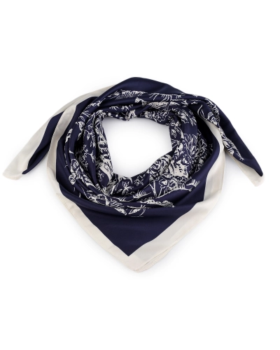 Saténová šatka 90x90 cm - 1 ks | Mimib