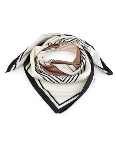 Saténová šatka 90x90 cm - 1 ks | Mimib