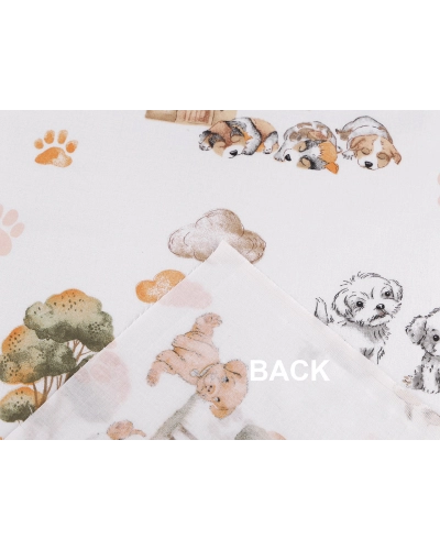 Bavlnená látka / plátno psík - 1 m | Mimib