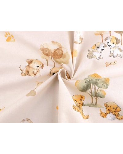 Bavlnená látka / plátno psík - 1 m | Mimib