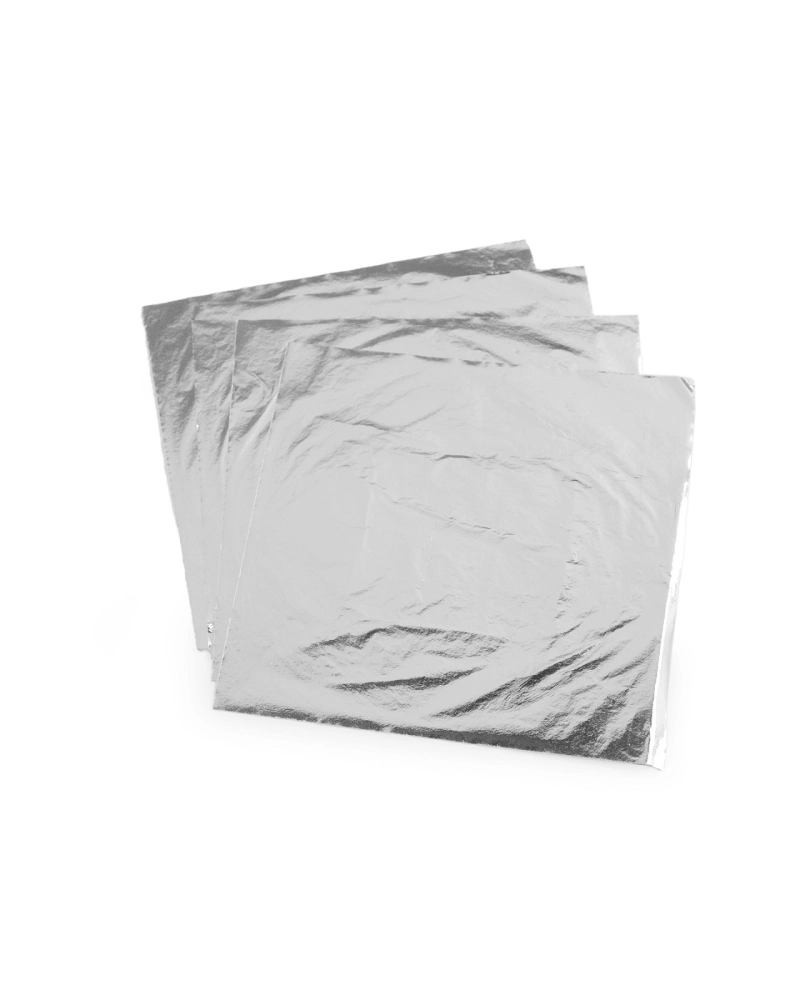 Metalické plátky na zdobenie 14x14 cm - 1 sada | Mimib