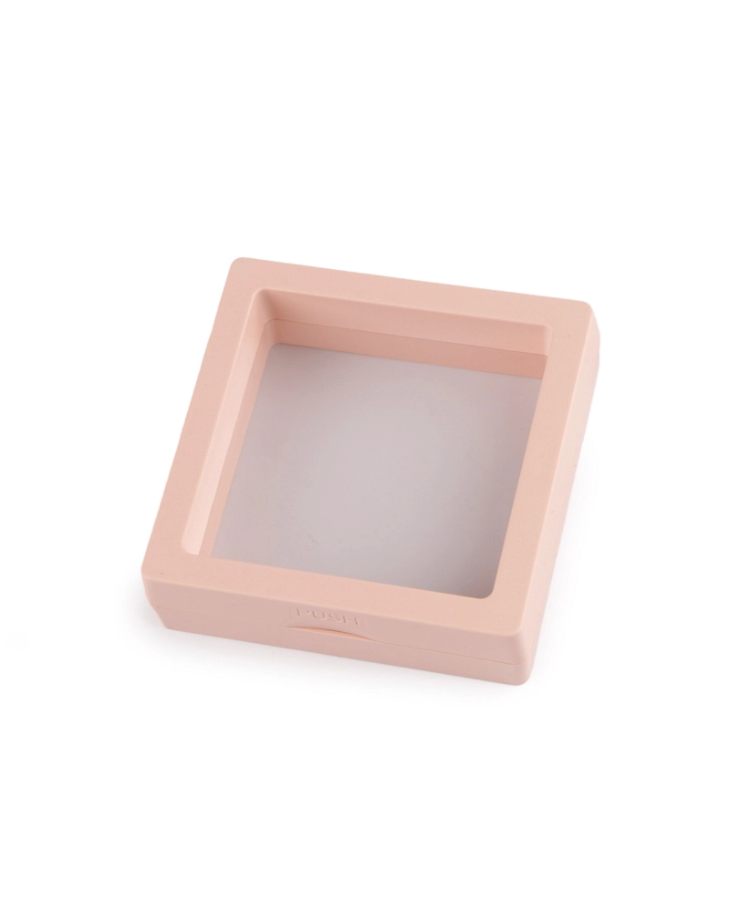 Rámček / krabička s priehľadnou fóliou k originálnemu darčekovému baleniu 7x7 cm - 1 ks | Mimib