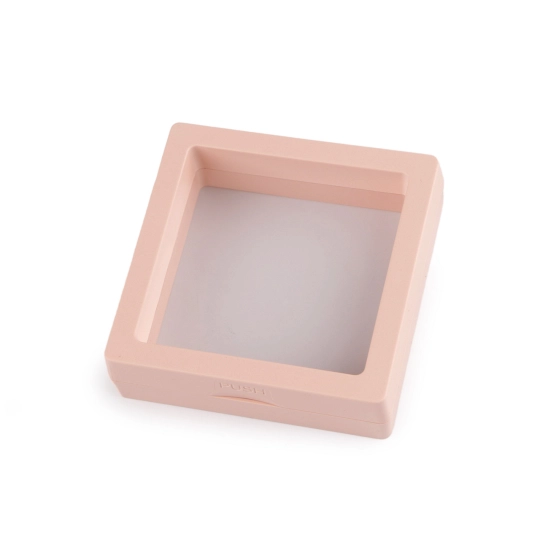 Rámček / krabička s priehľadnou fóliou k originálnemu darčekovému baleniu 7x7 cm - 1 ks | Mimib