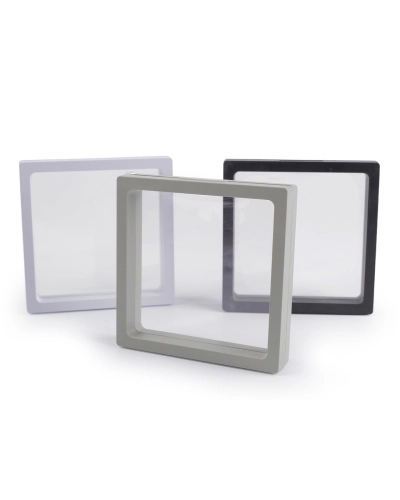 Rámček / krabička s priehľadnou fóliou k originálnemu darčekovému baleniu 11x11 cm - 1 ks | Mimib