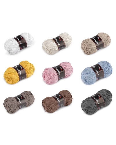 Bavlnená pletacia priadza Re-Cotton 50 g - 1 ks | Mimib