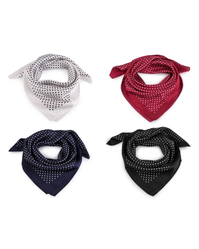 Saténová šatka bodka 65x65 cm - 1 ks | Mimib