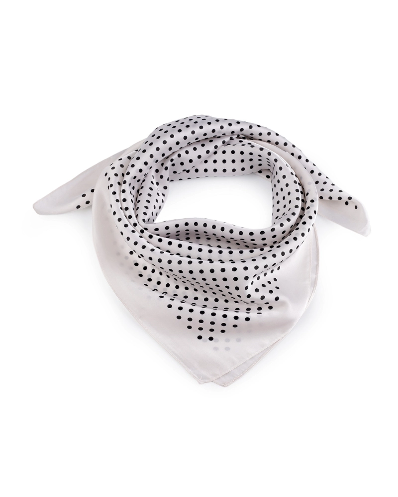 Saténová šatka bodka 65x65 cm - 1 ks | Mimib