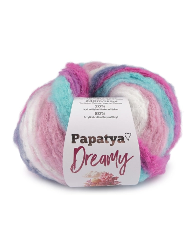 Pletacia priadza Papatya Dreamy 100 g - 1 ks | Mimib