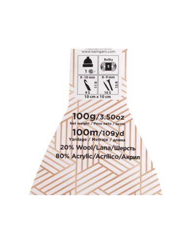 Pletacia priadza Papatya Roving 100 g - 1 ks | Mimib