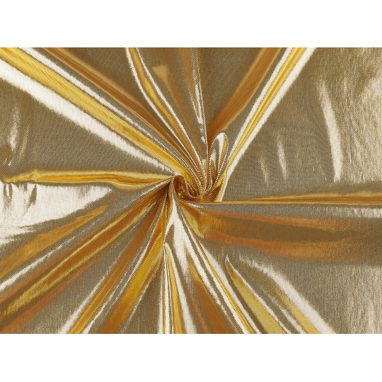 Strečový úplet s metalickým efektom - 1 m | Mimib