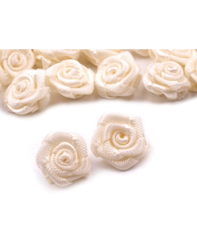 Saténová ruža Ø15 mm - 10 ks | Mimib