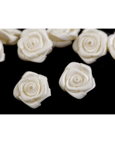 Saténová ruža Ø15 mm - 10 ks | Mimib