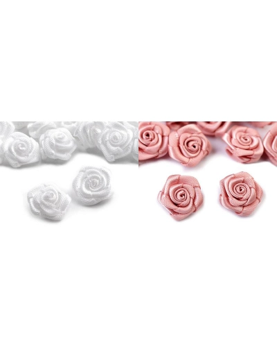 Saténová ruža Ø15 mm - 10 ks | Mimib