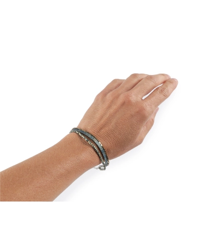 Náramok z hematitu trojitý - 1 ks | Mimib