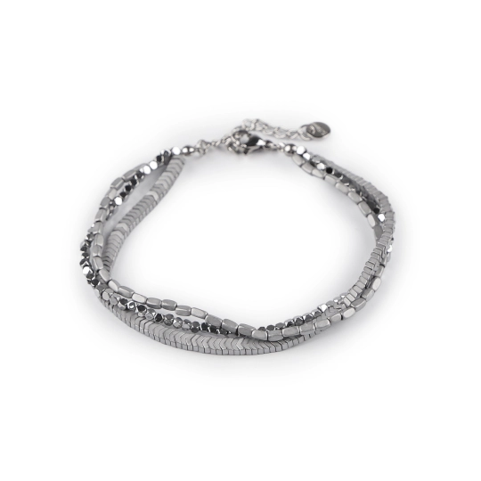 Náramok z hematitu trojitý - 1 ks | Mimib