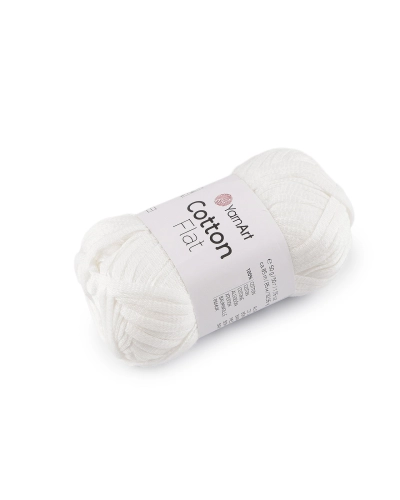 Bavlnená pletacia priadza Cotton Flat 50 g - 1 ks | Mimib